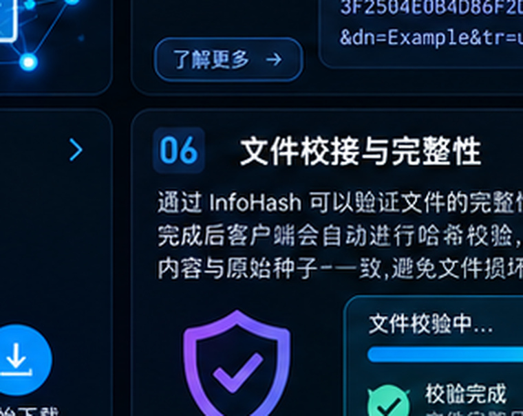 磁力链接文件完整性校验